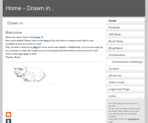 drawnin.co.uk: Home - Drawn in..
Pet portraits
Horse portraits
Fine art animals
Drawing
Painting
