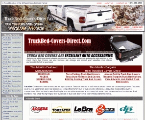truckbed-covers-direct.com: Truck Bed Covers, the LOWEST PRICES on Truck Bed Covers 
Truck Bed Covers, We offer a complete line of Truck Bed Covers, including Hard Truck Bed Covers, Rollup Truck Bed Covers, Folding Truck Bed Covers, Retractable Truck Bed Covers, Hinged Truck Bed Covers and Toolbox Truck Bed Covers.