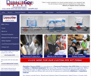 directgovsource.com: DirectGovSource.com - OSHA Compliant PPE Kits, Medical, Corrections, Personal Protection Supplies
DirectGovSource.com - Your One Source for Personal Protection and Safety Supplies.