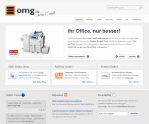 greenmanager.org: OMG - Internet, IT-Produkte und Full-Service aus einer Hand
PC-Systeme, Server, Netzwerk, Telefonie, eMail oder Internetzugang: OMG bietet Ihrem Unternehmen immer einen hochkompetenten Service. Die ganze IT aus einer Hand!