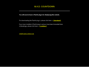 madcountdown.com: M.A.D. Countdown
