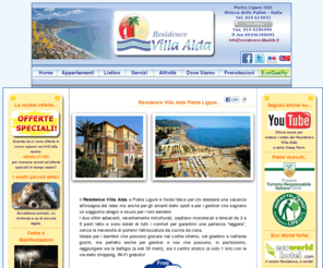 residencevillaalda.it: Residence Villa Alda a Pietra Ligure in Liguria
Il Residence Villa Alda offre appartamenti per le vostre vacanze al mare a Pietra ligure in Liguria.