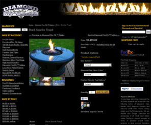 diamondfiretables.com: Black Granite Firepit
Black Granite Firepit