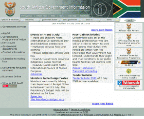 info.gov.za: South African Government Information
