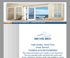 shuttersdirectonline.com: HOME - A WebsiteBuilder Website
A WebsiteBuilder Website