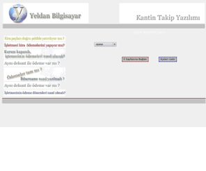 yeldan.net: Yeldan Kantin Aidat Ödemelerini Online Takip Yazılımı

