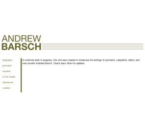 andrewbarsch.com: Andrew Barsch
