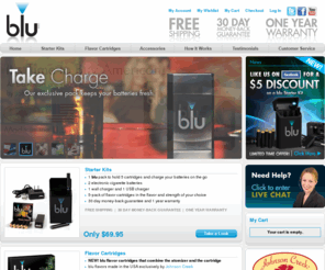 cheapvaping.com: Electronic Cigarette by blu E Cigarette -  Home
blu electronic cigarette looks and taste like a real cigarette. Make the switch to blu the smokeless e cigarette today. You can be smoke free with blu the most popular ecigarette.