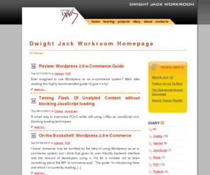 dwightjack.com: Homepage :: DwightJack Workroom
Dwight Jack Workroom Site