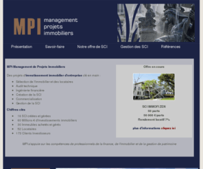 mpi-investimmo.com: MPI, Management Projets Immobiliers
MPI Management de Projets Immobiliers