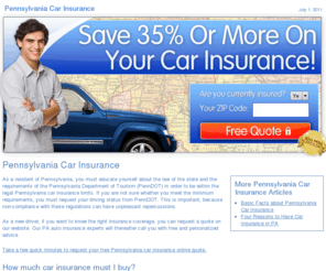 pennsylvania-car-insurance.com: Pennsylvania Car Insurance
Best Pennsylvania car insurance options, with tips on requesting a quote and more. 