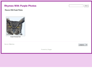 rhymeswithpurple.org: Rhymes With Purple Photos: test » test
for testing