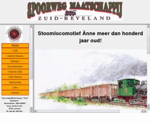 szb-stoom.nl: SZB-stoom
Spoorwegmaatschappij Zuid-Beveland, Stoomloc Anne, stoomloc Änne, JKB, 's-Heer Abtskerke, Borsele, beschrijving van de webpagina