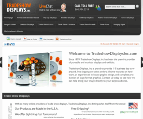 displayzone.com: Trade Show Displays, Exhibits, and Marketing Booths  | Trade Show Displays, Inc.
Trade show displays, booths, and exhibits, including pop up displays and retractable banner stands. In-house graphic design and production since 1992.