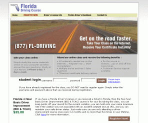 floridadrivingcourse.com: Florida Driving Course - Driver Improvement & First-Time Driver Courses
