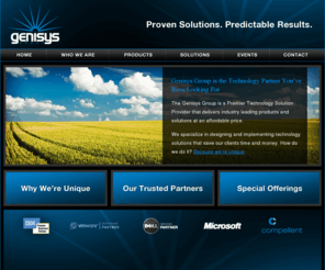 genisysgroup.com: Storage Area Networks Nashville, Virtualization Nashville, SANS Nashville, High Availability Nashville, IBM Nashville, Dell Nashville, Microsoft Nashville, Compellent Nashville
The Genisys Group is a Nashville, Tennessee IT solutions provider of Storage Area Networks, Virtualization, High Availablity and more. We partner with IBM, Dell, Microsoft, Compellent, HP, VMware, and Cisco.