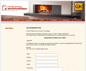 martetschlaeger.net: Martetschläger-Kachelöfen und Fliesen
Firma MartetschlÃ¤ger - KachelÃ¶fen und Fliesen