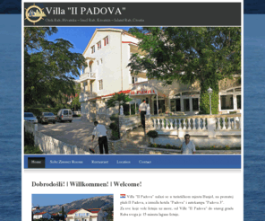 rab-2padova.com: Villa "II PADOVA"
Privat accomodation, Restaurant, Island Rab, Croaita, Turism