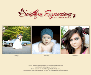 southernexpressionsphoto.com: Southern Expressions Photography
Christy Spurlock is a location based photographer that 
specializes in maternity, baby, children, family, seniors,
relationship, pageant, modeling, engagement, as well as wedding photography. 
Southern Expressions Photography is based
in the South Georgia/ North Florida area with the option to travel.