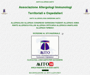 aaito.net:  AAITO allergia asma rinite allergica pollini orticaria allergie anafilassi allergologi immunologi sardegna 
 AAITO allergia asma rinite allergica pollini orticaria allergie anafilassi allergologi immunologi sardegna.