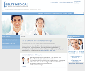 beltz-medical.de: Institut für Arbeitsmedizin I Arbeitsmedizin, Gesundheitsmanagement
Institut für Arbeitsmedizin - Arbeitsmedizin, Gesundheitsmanagement, Gesundheits-Check-Ups