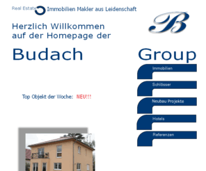 budach.info: Budach Group
Budach Group, Exklusive Immobilien in Berlin, Penthouses, Schlösser Bundesweit,wir bauen Ihr Traumhaus, Domizil in Costa Rica oder Florida gesucht, Ihr richtiger Immobilienpartner 