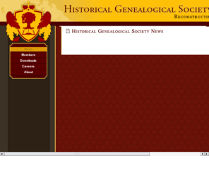 hgsociety.com: Historical Genealogical Society
Historical Genealogical Society
