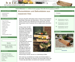 holzblumenkaesten.de: holzblumenkaesten.de - Blumenkästen und Balkonkästen aus massivem Holz -
 - Blumenkästen und Balkonkästen aus massivem Holz - 