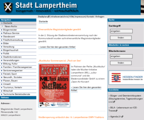 salonderkuenste.de: Stadt Lampertheim - Startseite
Internetpräsentation der Stadt mit Informationen zur Verwaltung, Wirtschaft, Tourismus und Freizeit.