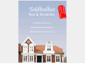 toldbodhus.com: Velkommen til Toldbodhus
bed & breakfast, Fr alle ist es wichtig, gelegentlich auszuspannen und Zeit zum Zusammensein zu geniessen. In der preisgekrnten Mrchenstdtchen rskbing lsst sich dies verwirklichen., Alle har brug for ar geare ned og slappe af, hengive sig til samtale og samvr. Nr det ydermere kan foreg i smukke charmerende vrelser i den prisbelnnede eventyr by rskbing., Everybody needs to wind down and relax to make time for conversation and togetherness. If you can do this in beautiful, charming rooms in the prized fairytale town of rskbing.