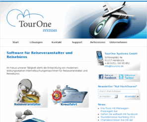 Tourone.de: Software für Reiseveranstalter und Reisebüros - TourOne Systems
