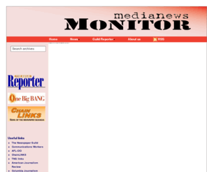 medianewsmonitor.org: MediaNewsMonitor
Home page for Chainlinks, Chiacgo Newspaper Guild, TribuneWatch and MediaNewsMonitor, Communications Workers of America, The Newspaper Guild