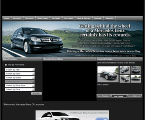 mercedesbenzofyork.net: Lancaster Mercedes-Benz | New & Used Luxury Car Dealership for Reading, York PA, Harrisburg | Mercedes-Benz of Lancaster
Search Mercedes-Benz of Lancaster's online Mercedes-Benz dealership and browse our comprehensive selection of new cars, trucks and SUV's. Buy a new or used Mercedes-Benz for Reading, York, Harrisburg areas at Mercedes-Benz of Lancaster. 