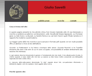 giuliosavelli.eu: Giulio Savelli
sito informativo su Giulio Savelli