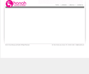 hanahbh.com: Hanah Beauty & Health
