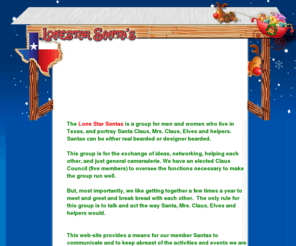 lonestarsantas.com: Lone Star Santa's
Lone Star Santa's