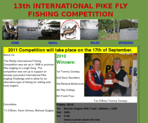 pikefly.net: Home :: INTERNATIONAL PIKE FLY FISHING COMPETITION :: Killaloe, Co.Clare
