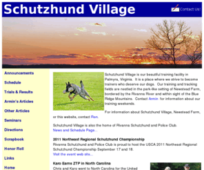 schutzhundvillage.com: Schutzhund Village
Schutzhund Village