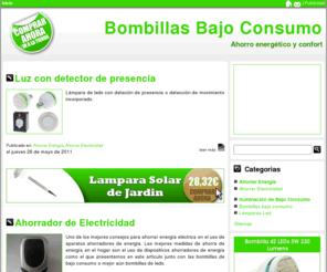 bombillasbajoconsumo.com: Bombillas Bajo Consumo
Ahorro energético y confort