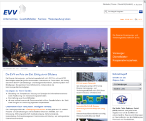 evv-online.com: Essener Versorgungs- und Verkehrsgesellschaft mbH (EVV): Startseite
Die Essener Versorgungs- und Verkehrsgesellschaft mbH.