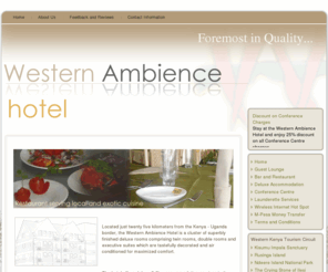 westernambience.com: Western Ambience Hotel - Foremost in Quality
Western Ambience Hotel - Foremost in Quality