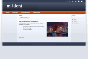 m-ident.net: m-ident - Home
m-ident - der Lieferant für die besonderen Drucksachen