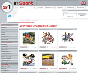 s1sport.hu: S1sport a sportáruház - sportszer, sporteszköz, játék, roller, gördeszka, trambulin
S1Sport a sportáruház, sportszer, sporteszköz, asztalifoci, trambulin, kézilabda, röplabda, kosárlabda, futball, strandröplabda, tollaslabda, tenisz, roller, játék gördeszka