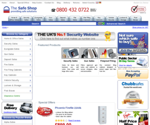 thesafeshop.co.uk: The Safe Shop | Buy Safes, lockers & cabinets online
Wide range of safes, lockers, gun safes, fire safes, key cabinets, home safes, fireproof safes. One-stop online shop for security products.