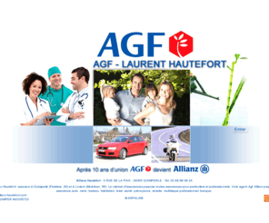 allianz-hautefort.com: assureur quimperle finistere 29 cabinet assurance agent agf allianz lorient morbihan 56
 Allianz Hautefort, assureur à Quimperlé (Finistère, 29) et à Lorient (Morbihan, 56). Les cabinets d'assurances et votre agent Agf Allianz propose assurances pour particuliers et professionnels.