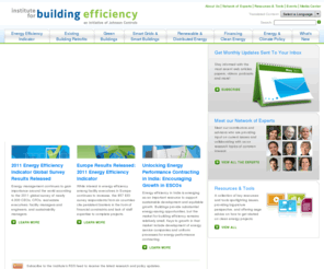 institutebe.net: Institute for Building Efficiency: Expert Analysis & Resources
Providing information & analysis of technologies, policies, & practices for efficient, high performance buildings & smart energy systems around the world.