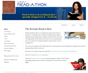 kiwanisreadathon.org: Kiwanis Read-a-thon - Home
Improving literacy skills with a free read-a-thon