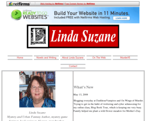 lindasuzane.com: Linda Suzane Official Homepage
Official homepage for author Linda Suzane.