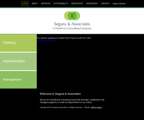 seguraassociates.com: Segura and Associates | Home | Hands-on Consulting
Segura and Associates is an International Consulting Group that assists Building Service Contractors, In House Operations, Manufacturers, and Distributors to reach their cleaning and maintenance goals utilizing green and sustainable technology.