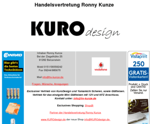 hv-kunze.de: Handelsvertretung Ronny Kunze
Freie Handelsvertretung